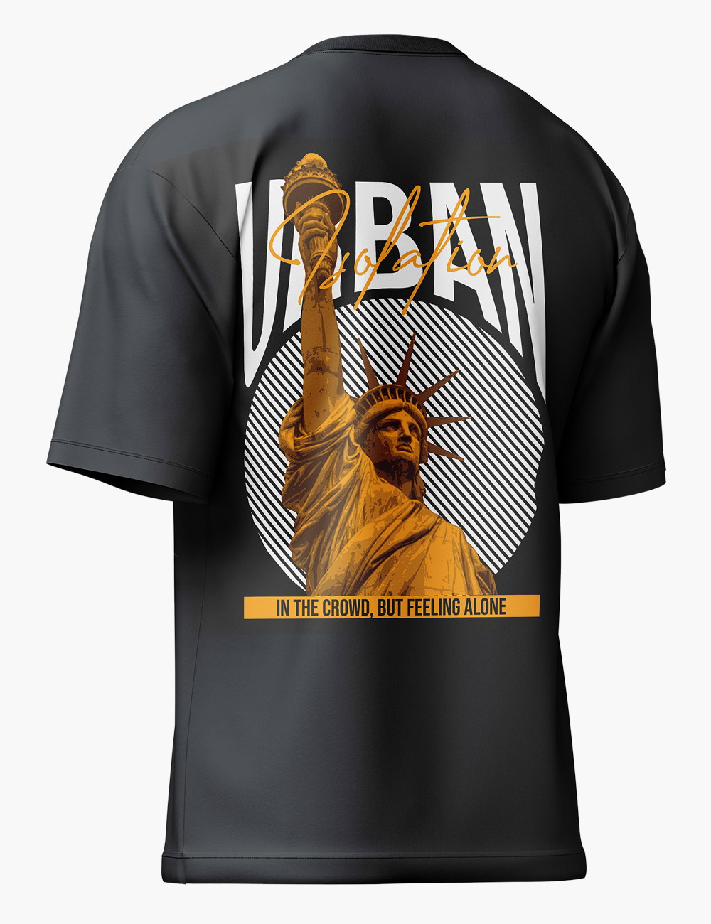 LURI Supima Cutton Unisex Oversized T-shirt – Statue of Liberty Edition
