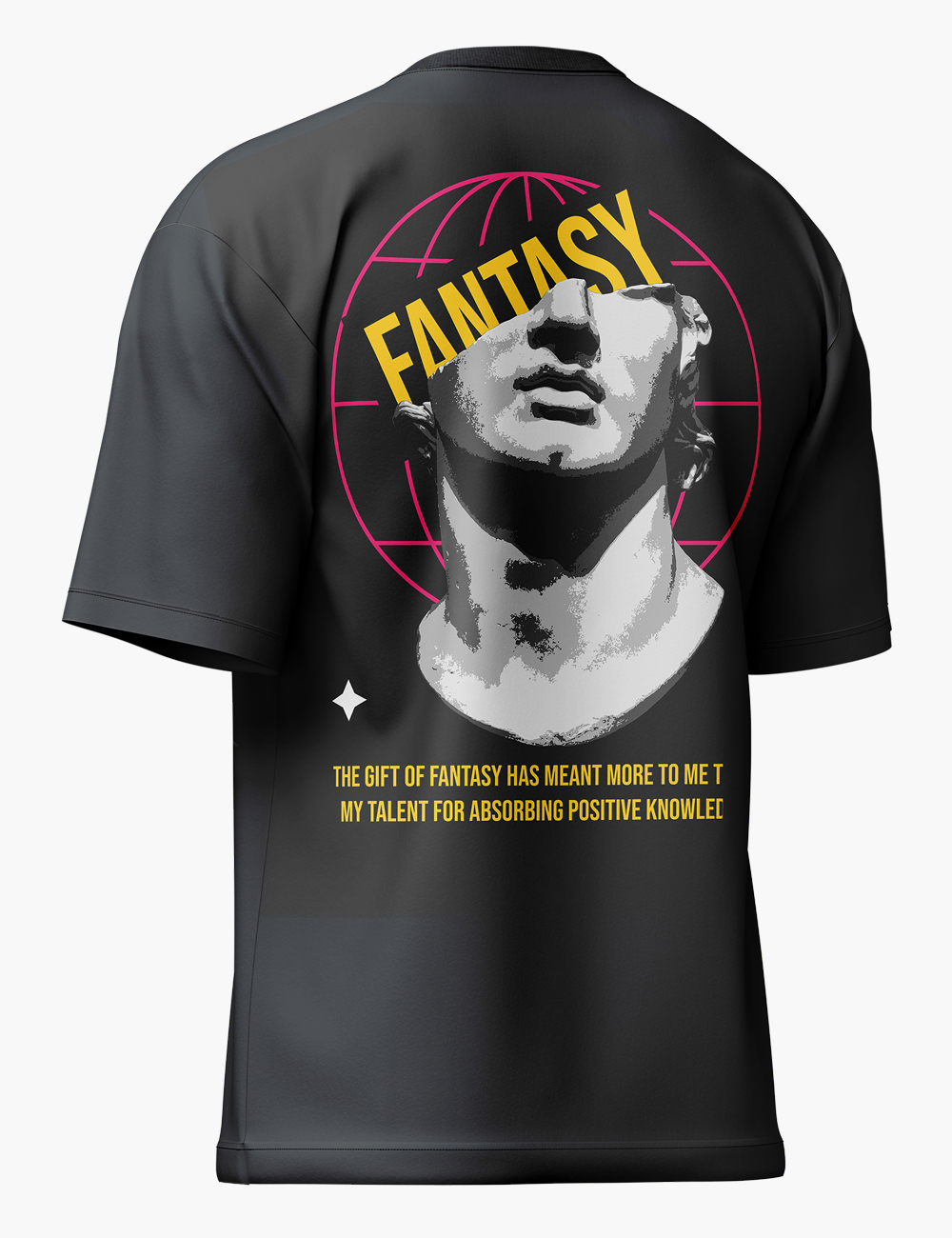 LURI Supima Cotton Unisex Oversized T-Shirt – Fantasy World Edition