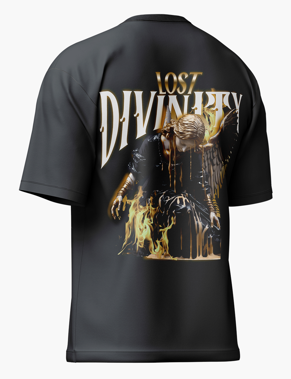 LURI Supima Cotton Unisex Oversized T-Shirt – Lost Divinity Edition