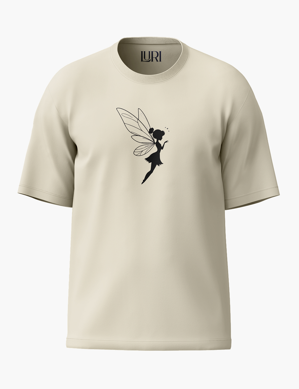 LURI Supima Cotton Unisex Oversized T-Shirt – Fairy Minimal Edition