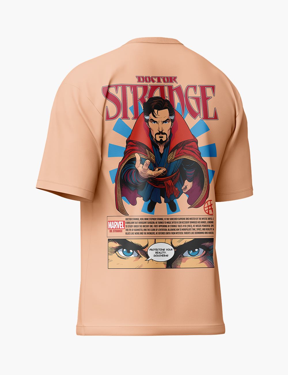 LURI Supima Cotton Unisex Oversized T-Shirt – Doctor Strange Marvel Edition - Image 6