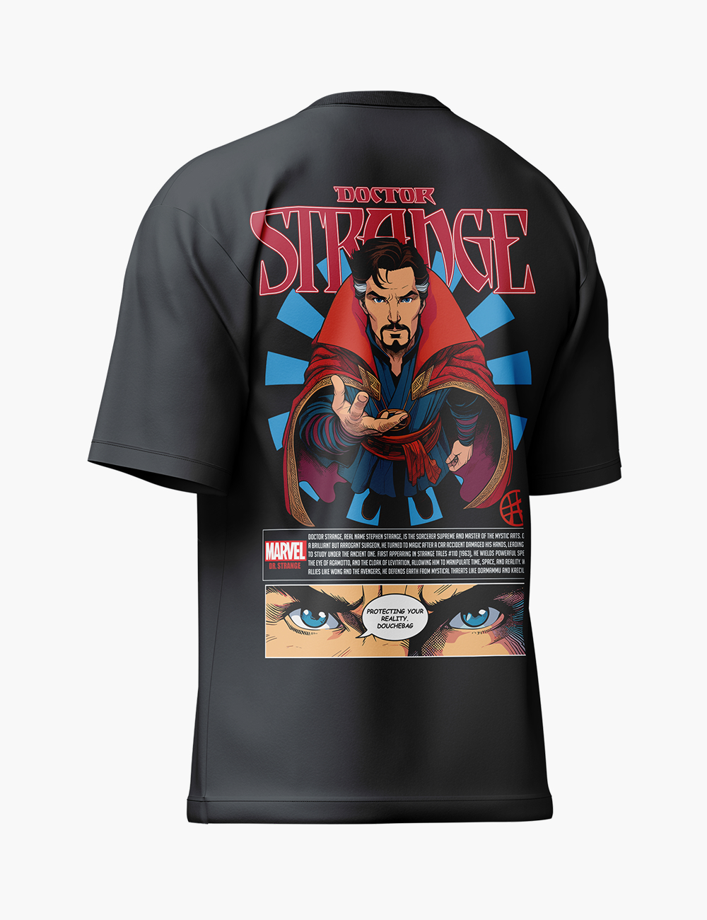 LURI Supima Cotton Unisex Oversized T-Shirt – Doctor Strange Marvel Edition
