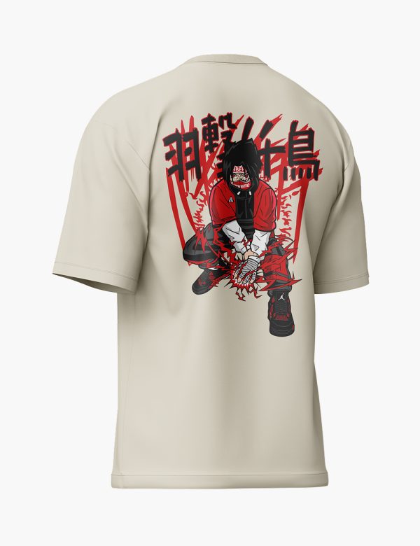 LURI Supima Cotton Unisex Oversized T-Shirt – Street Samurai Anime Edition