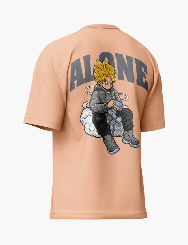 LURI Supima Cotton Unisex Oversized T-Shirt – Alone Aura Anime