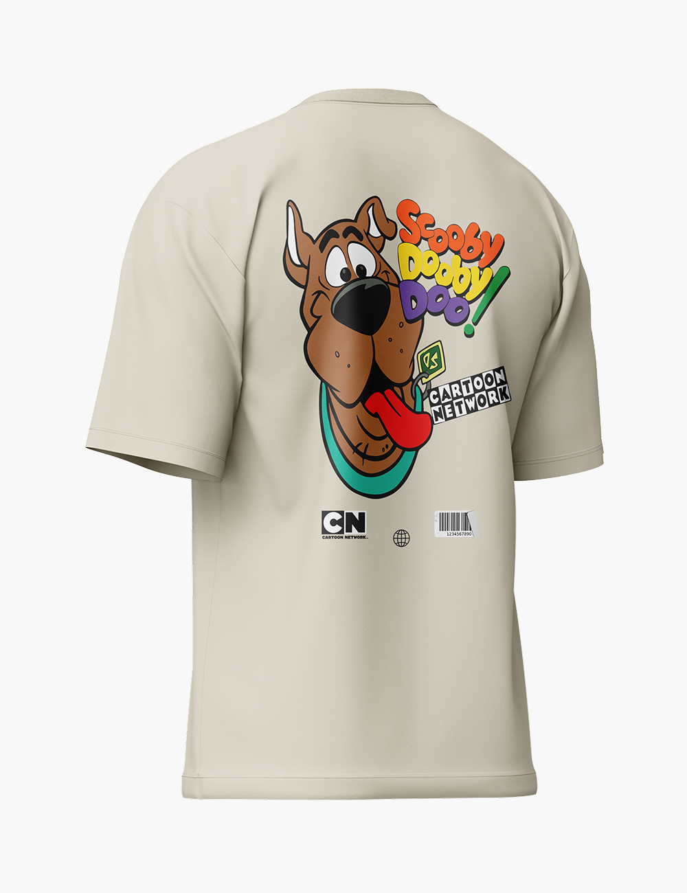 LURI Supima Cotton Unisex Oversized T-Shirt – Scooby-Doo Cartoon Network Edition