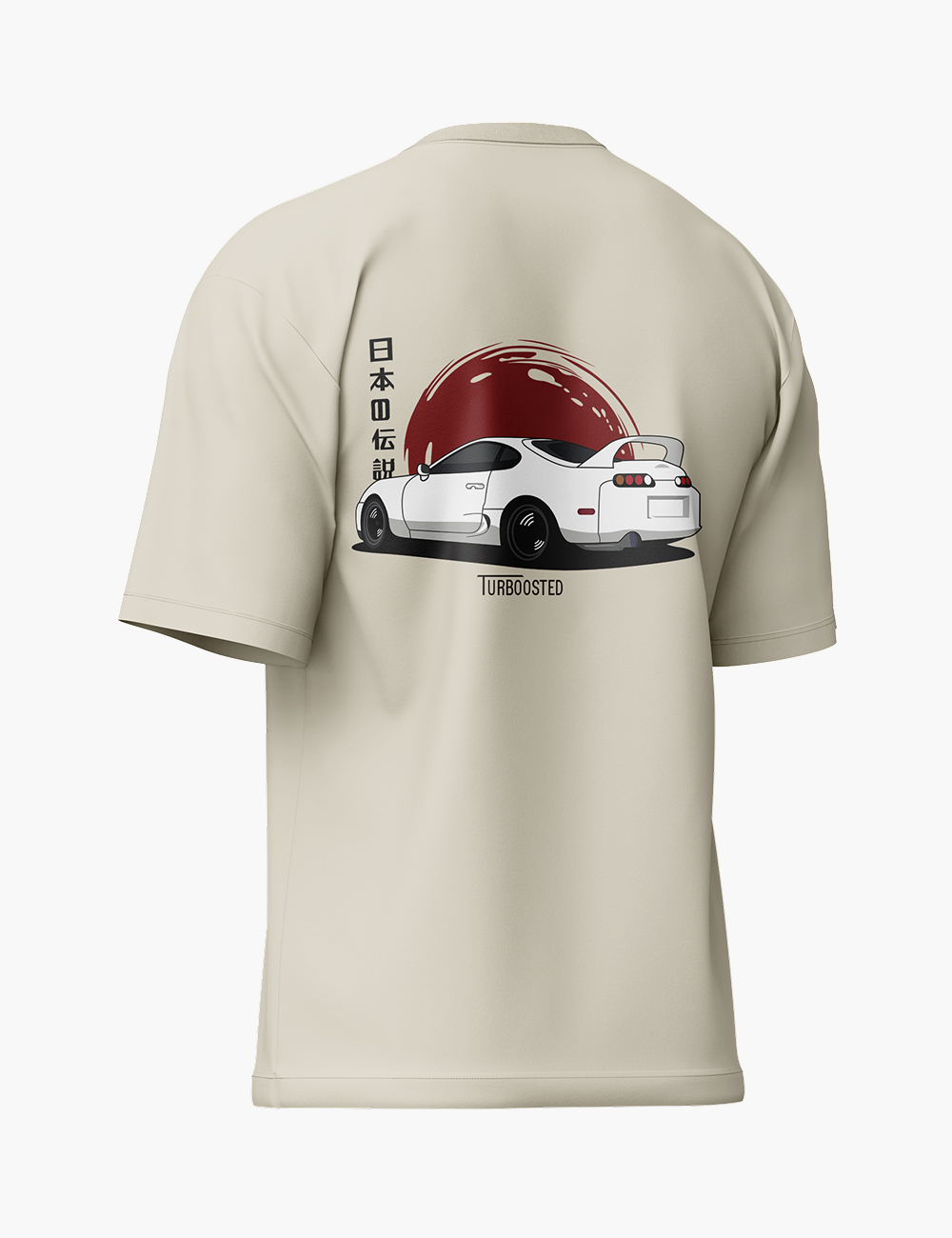 LURI Supima Cotton Unisex Oversized T-Shirt – JDM Turbo Legend