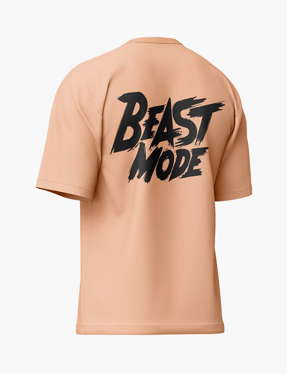 LURI Supima Cotton Unisex Oversized T-Shirt – Beast Mode Brush Graphic - Image 4