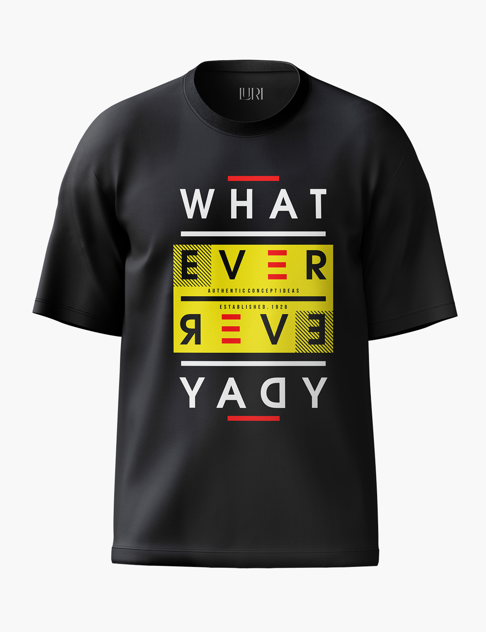 LURI Supima Cotton Unisex Oversized T-Shirt – Whatever Everyday Graphic