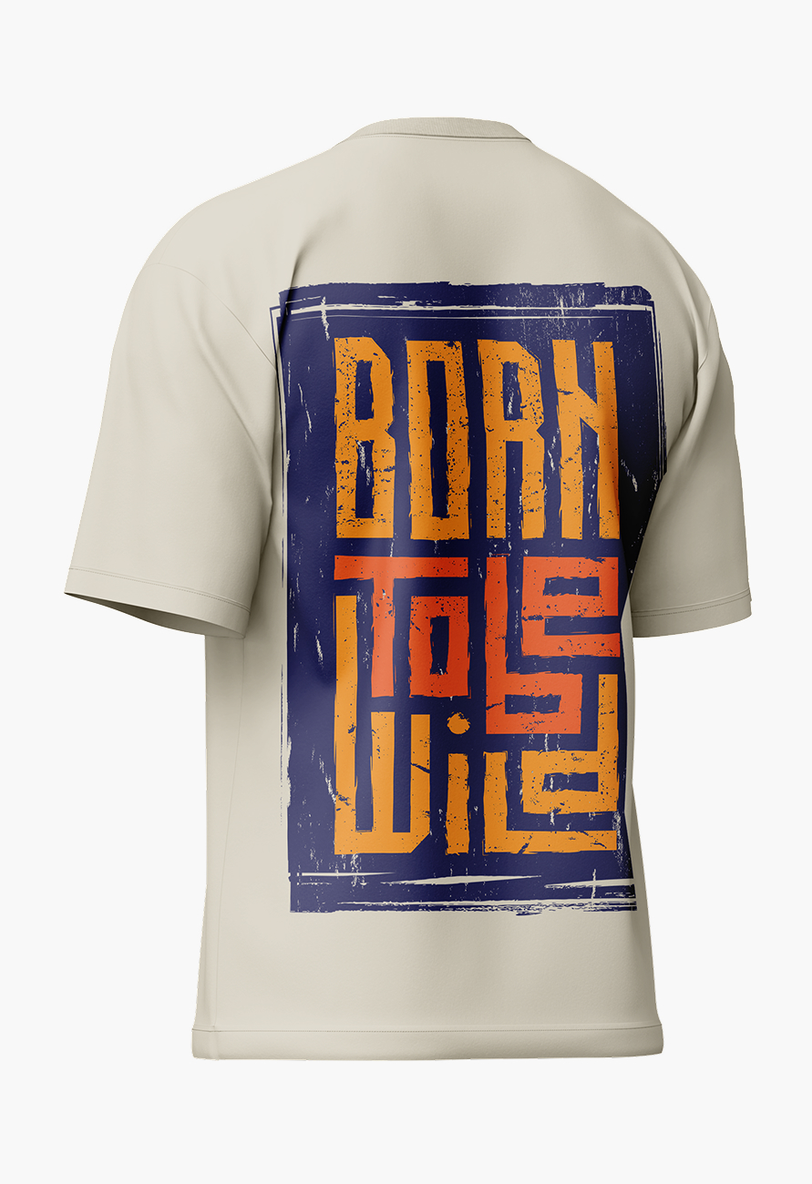 LURI Supima Cotton Unisex Oversized T-Shirt – Born To Be Wild Edition