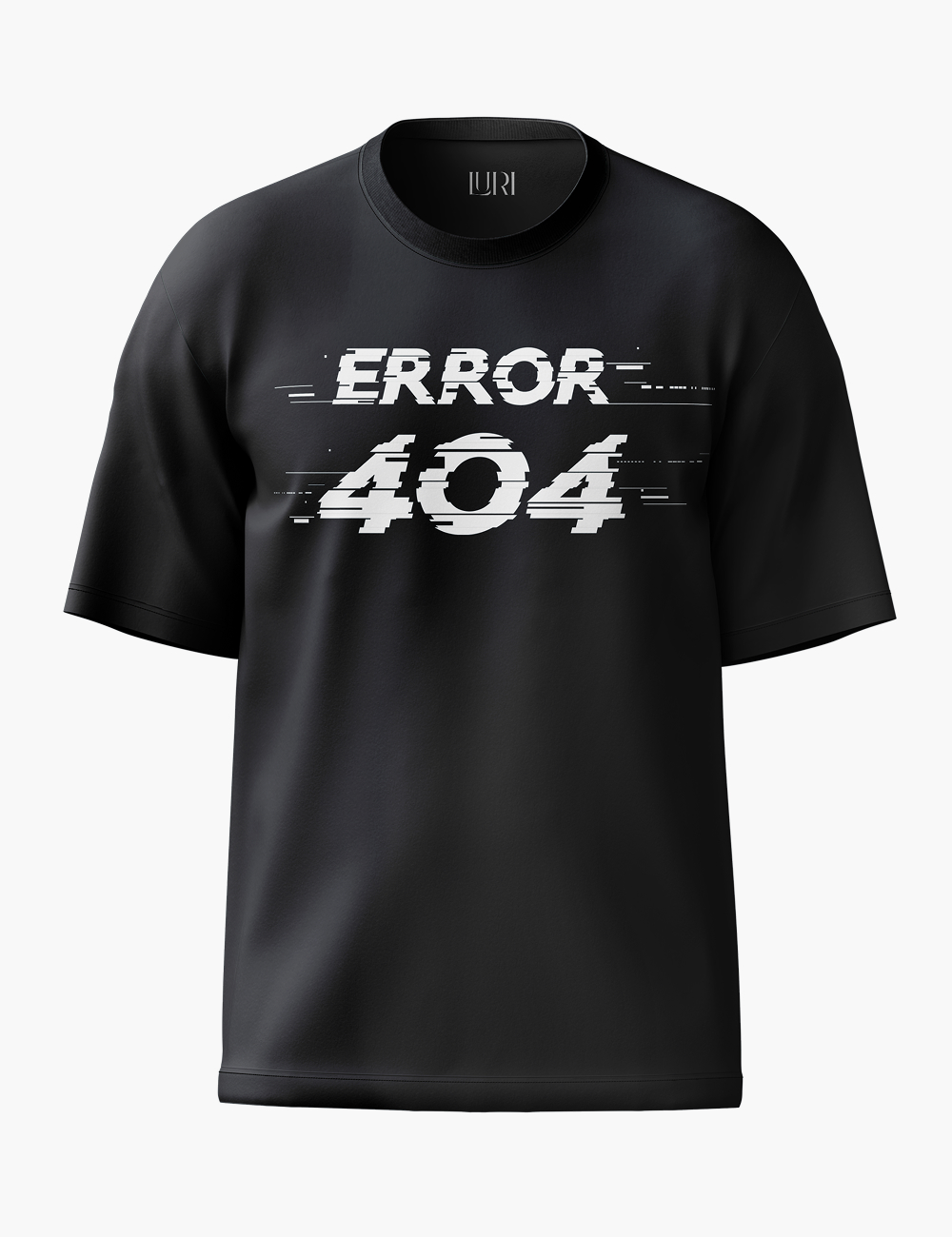 LURI Supima Cotton Unisex Oversized T-Shirt – Error 404 Edition