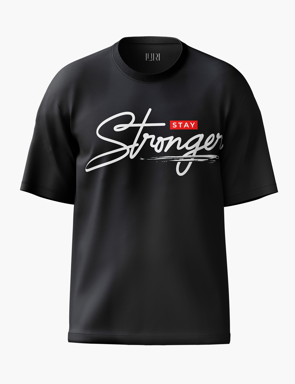 LURI Supima Cotton Unisex Oversized T-Shirt – Stay Stronger Edition