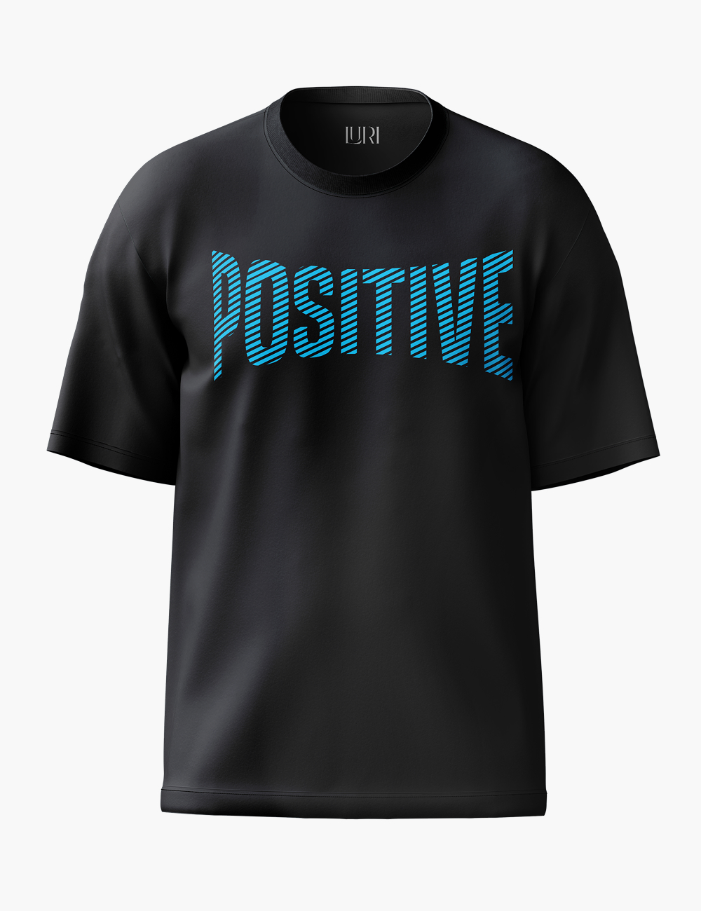 LURI Supima Cotton Unisex Oversized T-Shirt – Positive Bold Typography