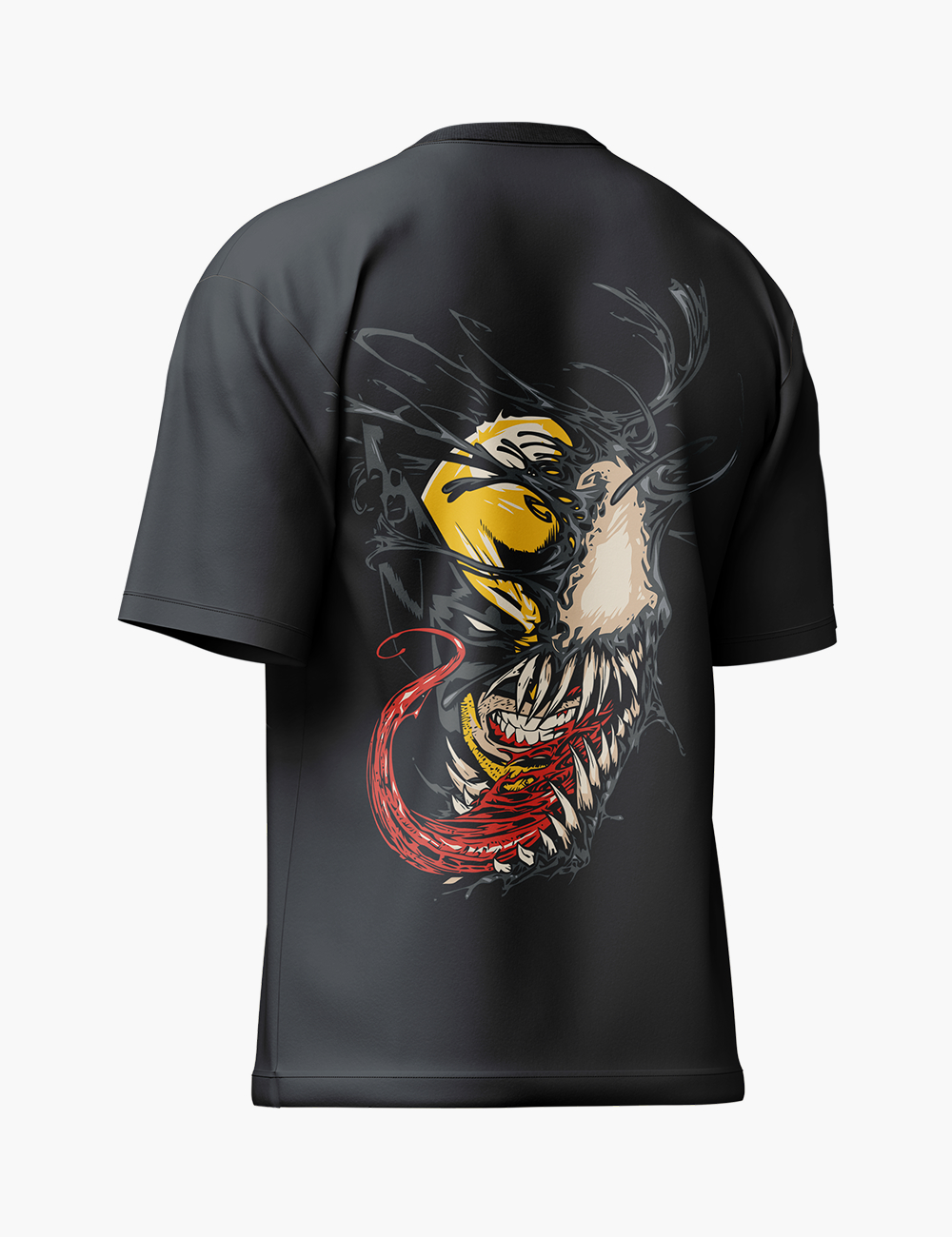 LURI Supima Cotton Unisex Oversized T-Shirt – Venom Golden Edition