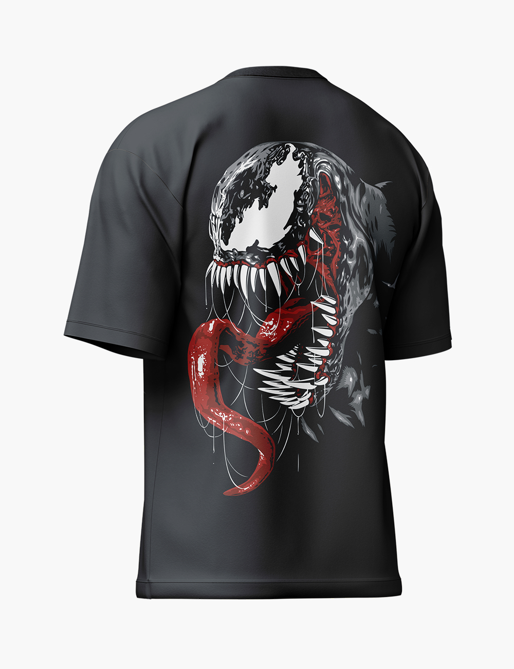 LURI Supima Cotton Unisex Oversized T-Shirt – Venom Classic Art Edition