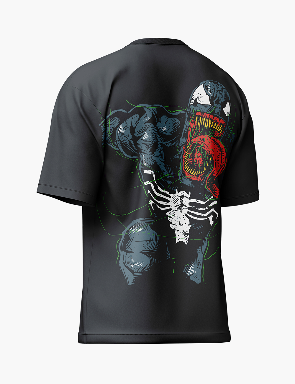 LURI Supima Cotton Unisex Oversized T-Shirt – Venom Feral Edition