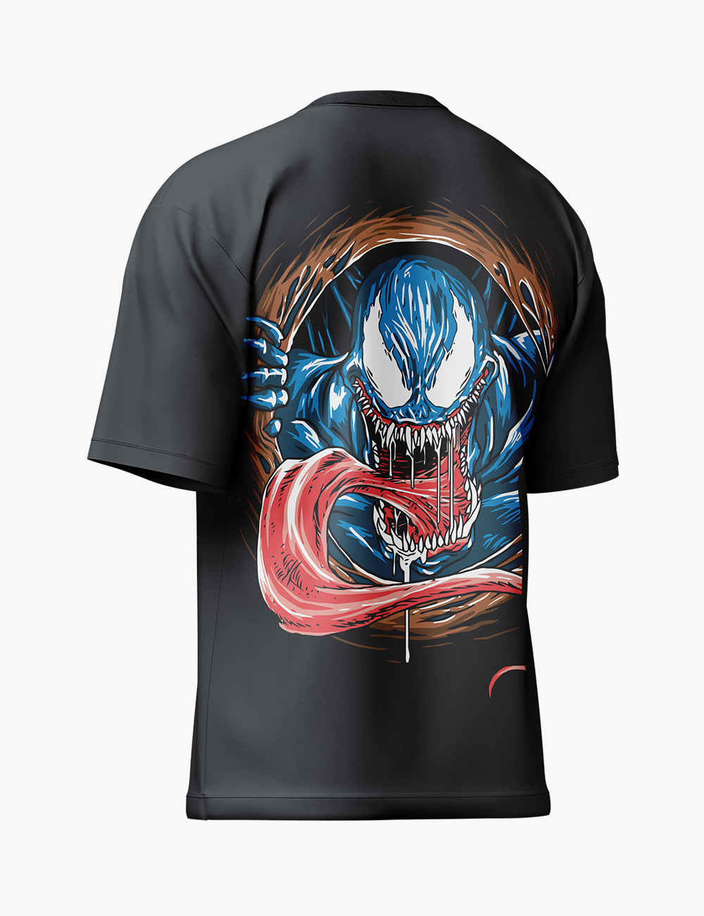 LURI Supima Cotton Unisex Oversized T-Shirt – Venom Rampage Edition