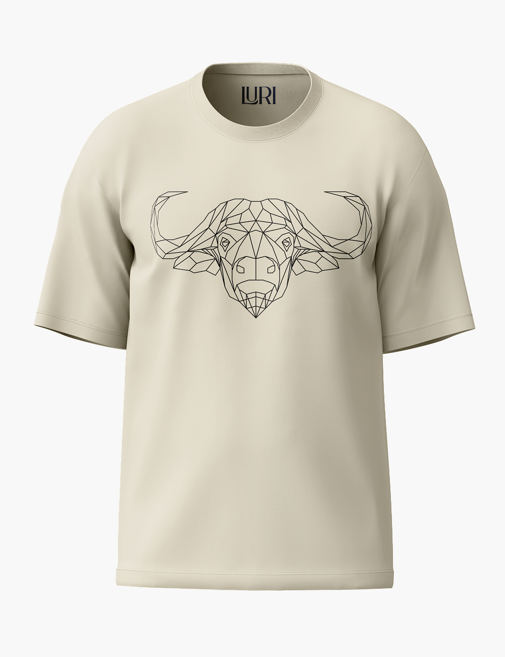 LURI Supima Cotton Unisex Oversized T-Shirt – Bull Geometry