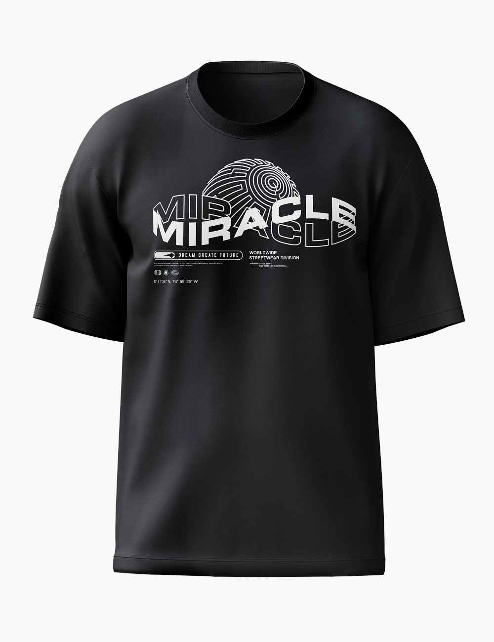 LURI Supima Cotton Unisex Oversized T-Shirt – Miracle Edition