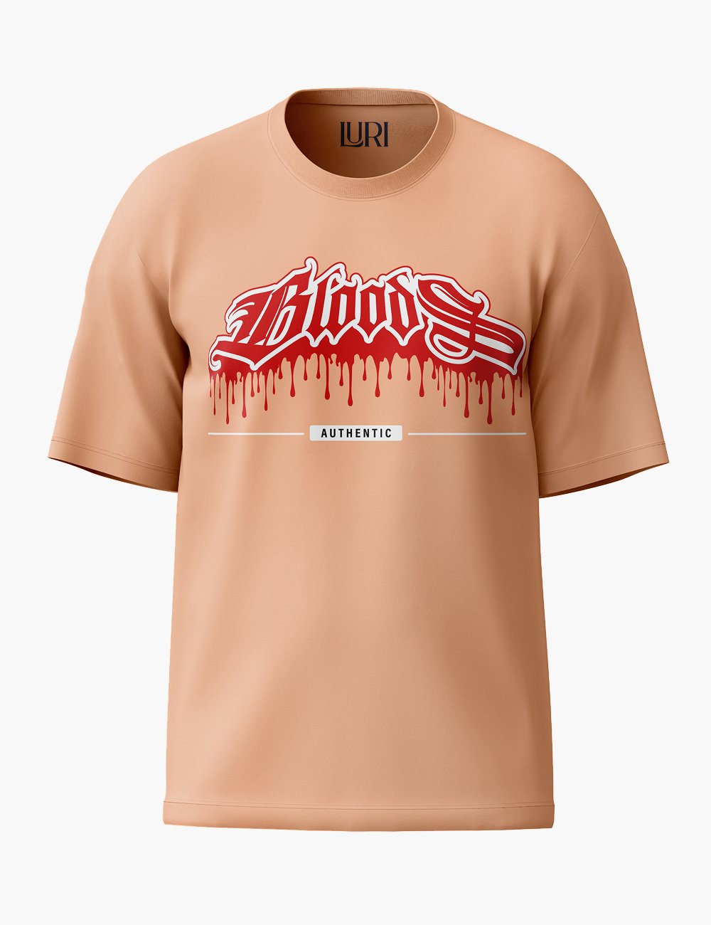 LURI Supima Cotton Unisex Oversized T-Shirt – Bloodline Edition
