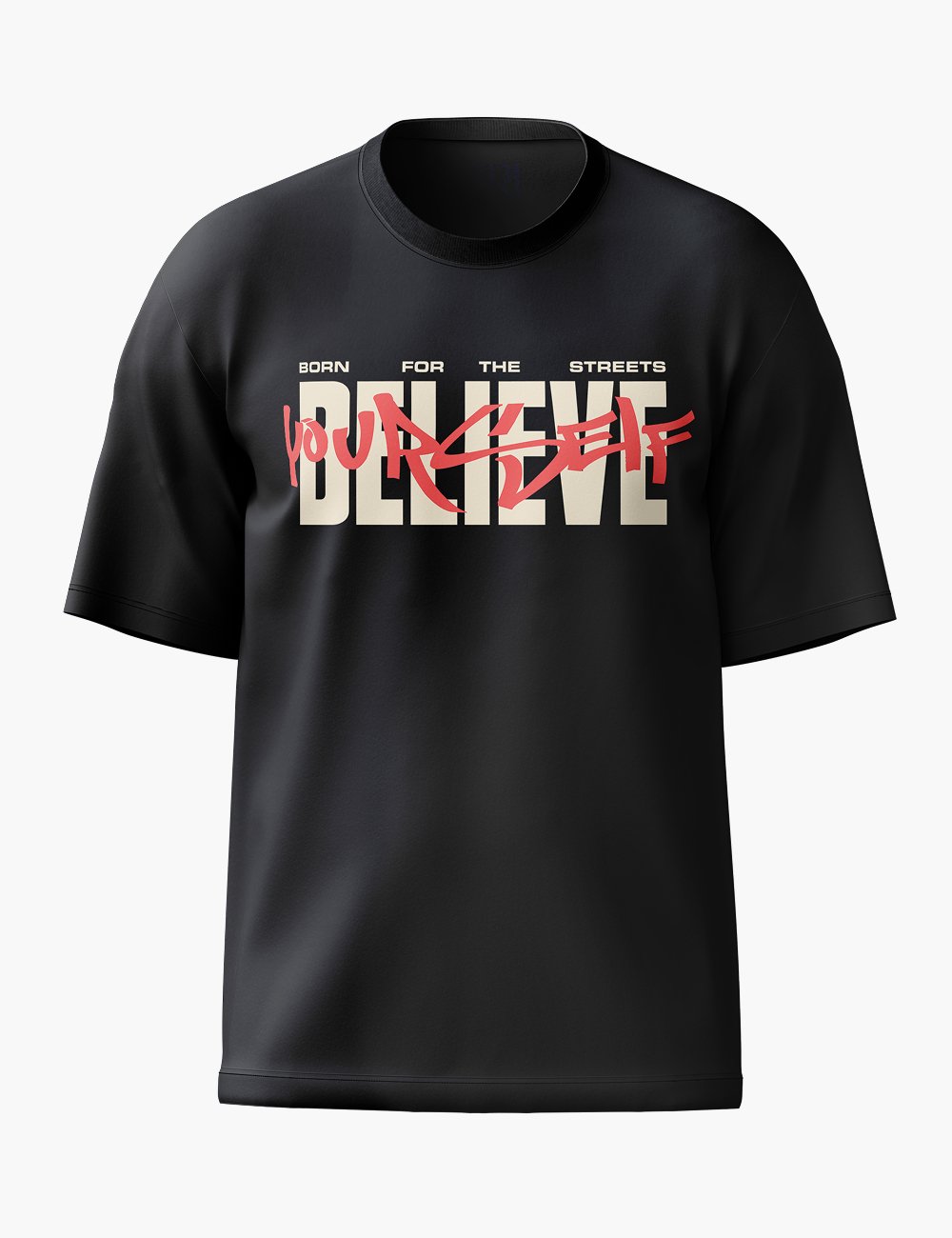LURI Supima Cotton Unisex Oversized T-Shirt – Believe Edition