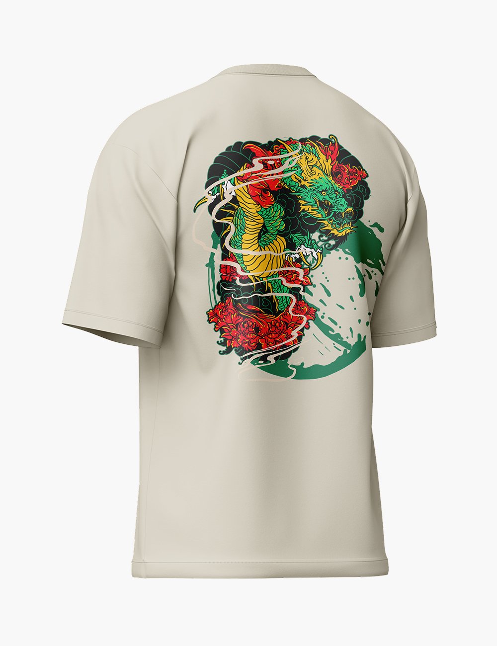 LURI Supima Cotton Unisex Oversized T-Shirt – Dragon Warrior Edition
