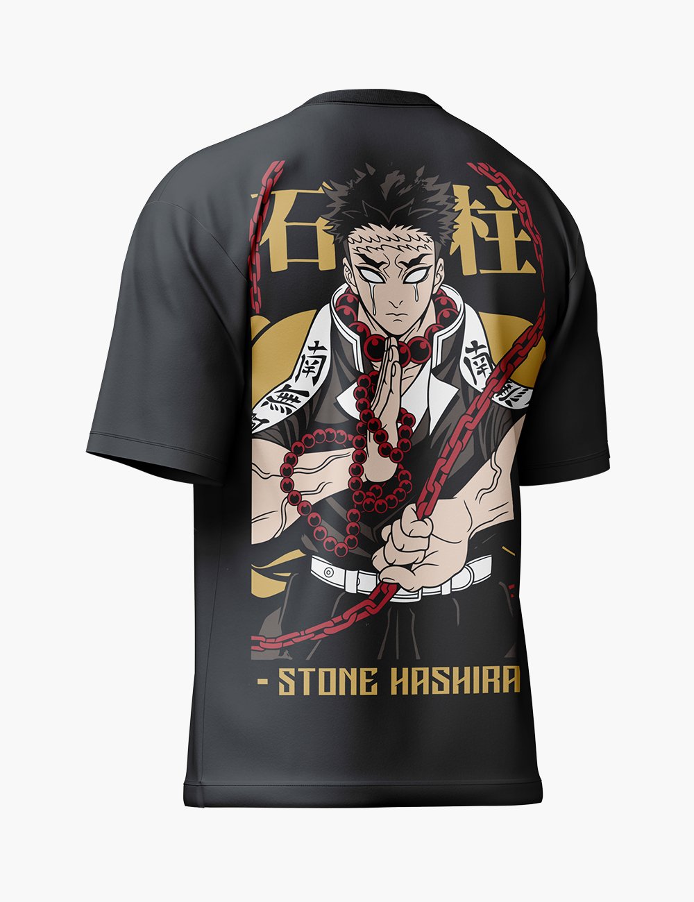 LURI Supima Cotton Unisex Oversized T-Shirt – Stone Hashira Edition
