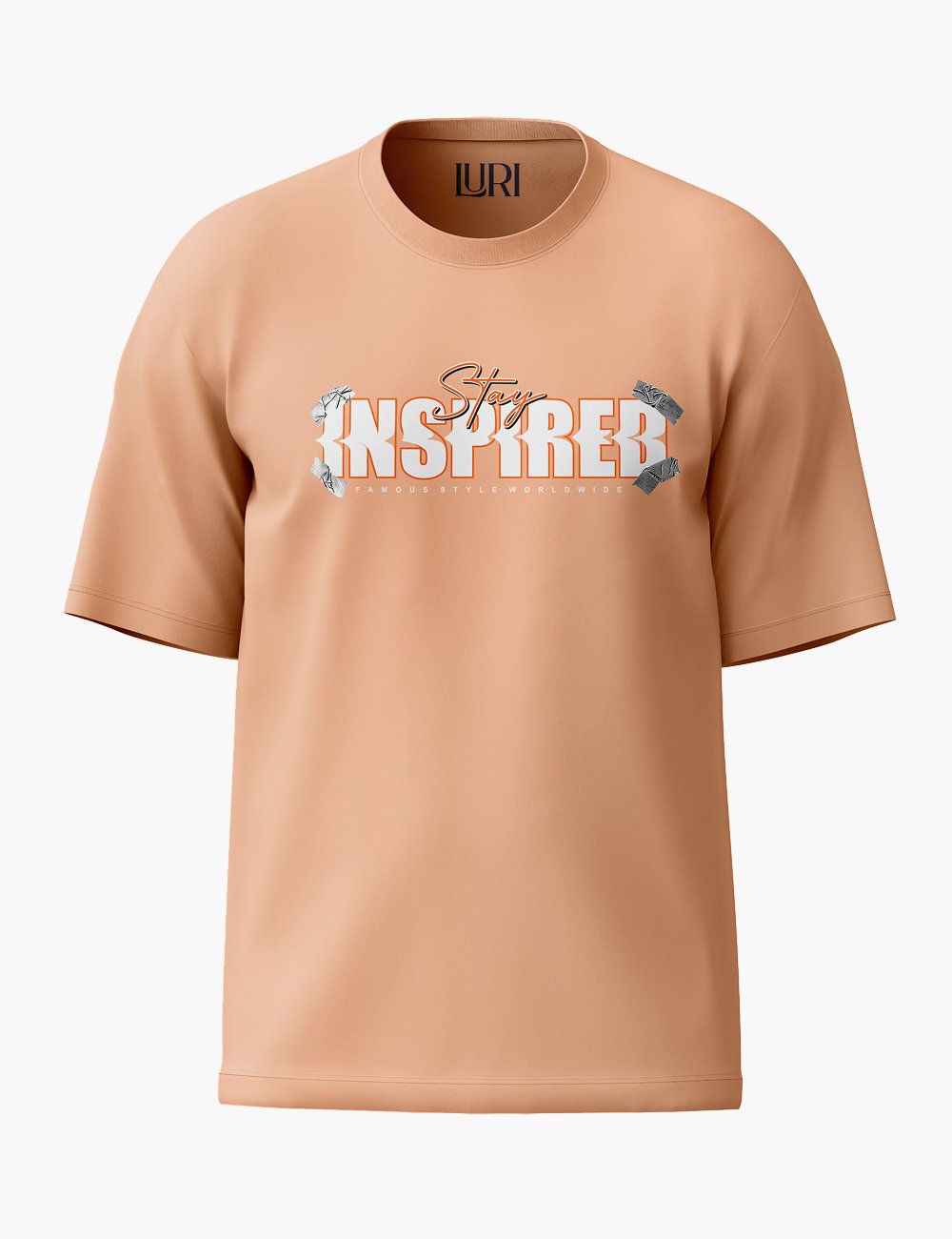 LURI Supima Cotton Unisex Oversized T-Shirt – Stay Inspired Edition