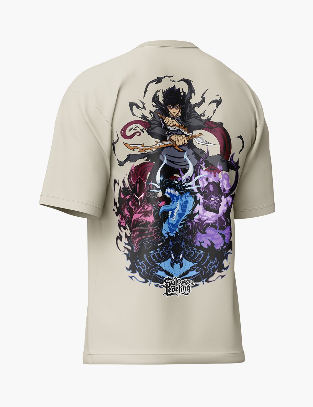 LURI Supima Cotton Unisex Oversized T-Shirt – Shadow Monarch Edition
