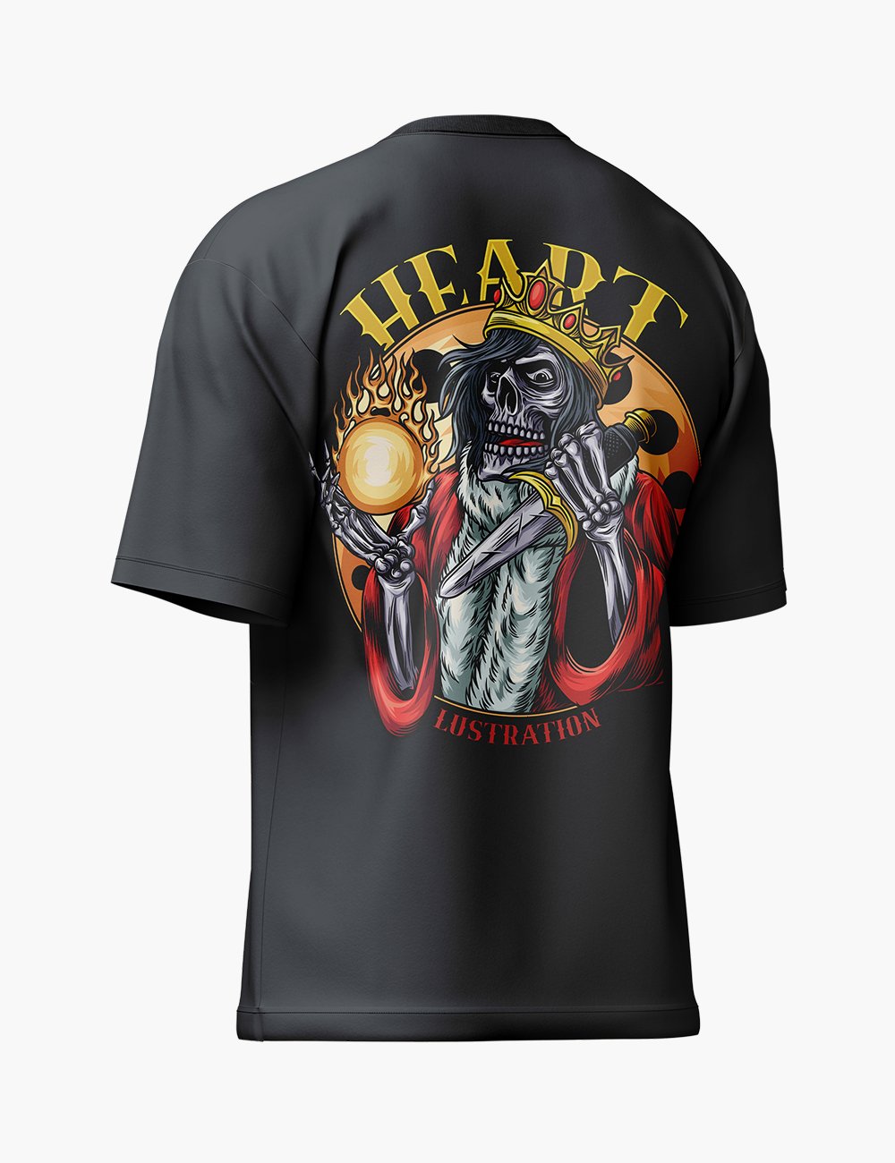 LURI Supima Cotton Unisex Oversized T-Shirt – Heart of Power Edition