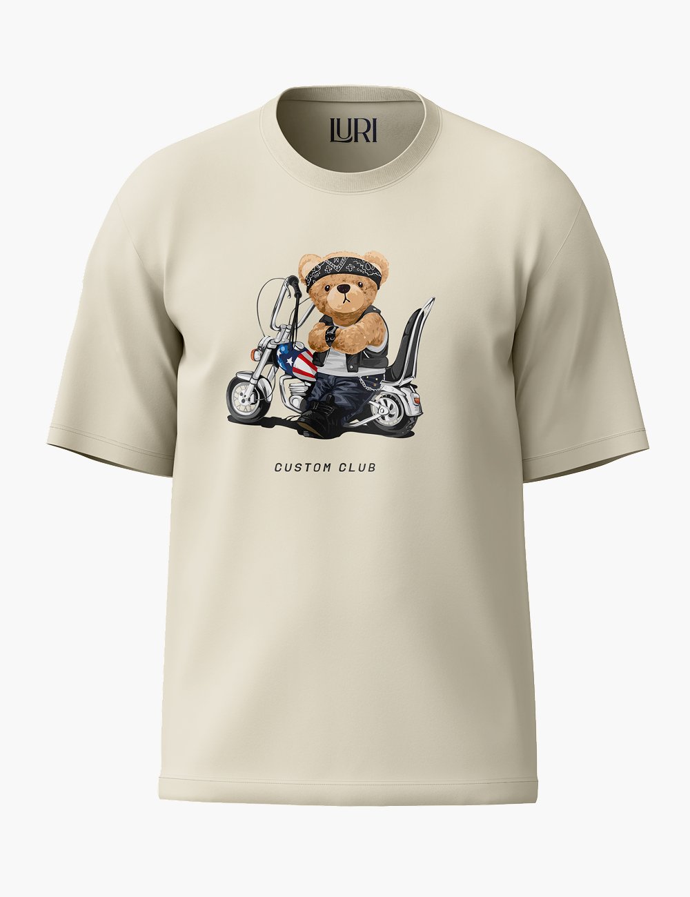 LURI Supima Cotton Unisex Oversized T-Shirt – Rebel Rider Edition