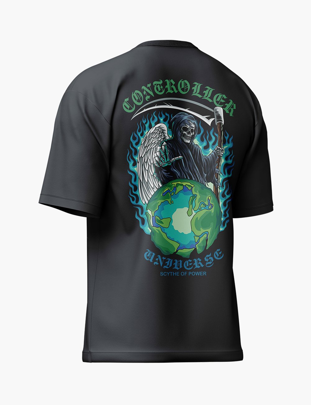 LURI Supima Cotton Unisex Oversized T-Shirt – Controller Edition