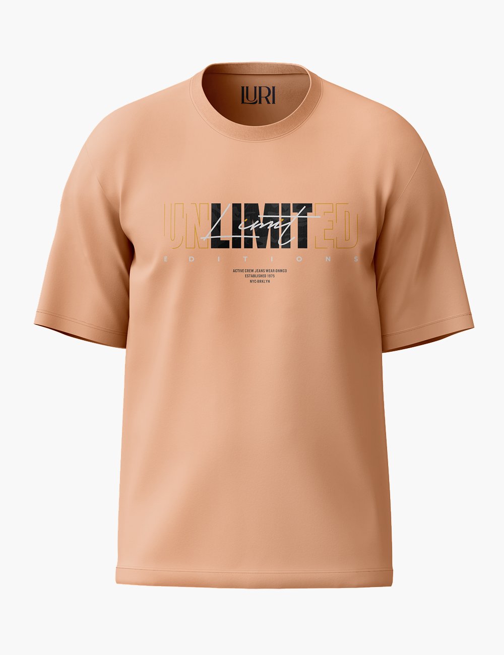 LURI Supima Cotton Unisex Oversized T-Shirt – Unlimited Edition