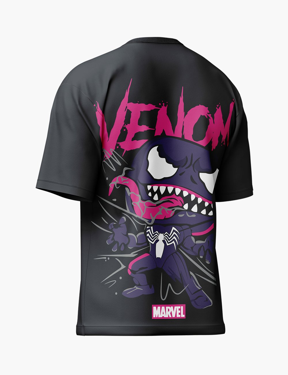 LURI Supima Cotton Unisex Oversized T-Shirt – Venom Pop Edition
