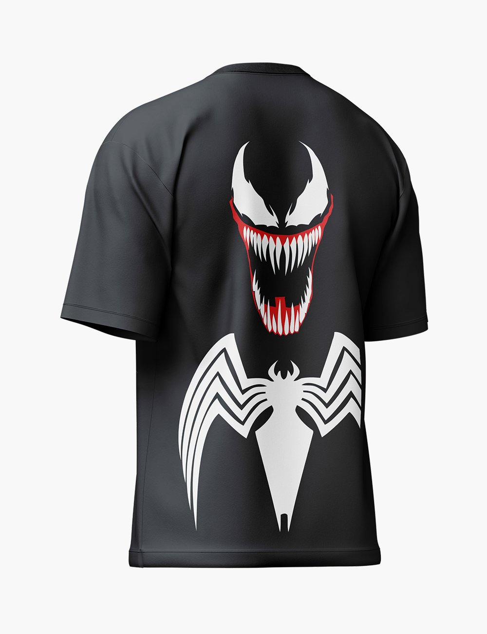 LURI Supima Cotton Unisex Oversized T-Shirt – Venom Emblem Edition