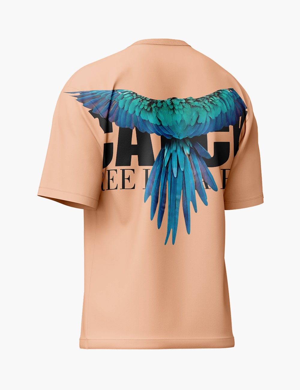 LURI Supima Cotton Unisex Oversized T-Shirt – Azure Flight Edition