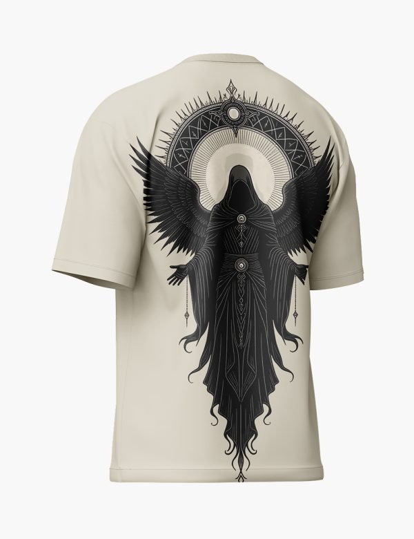 LURI Supima Cotton Unisex Oversized T-Shirt – Dark Seraph Edition