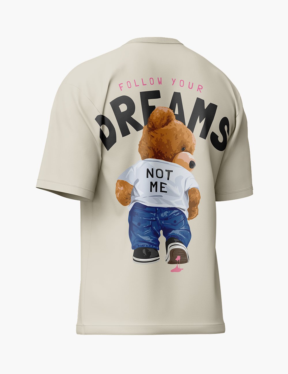 LURI Supima Cotton Unisex Oversized T-Shirt – Follow Your Dearms Edition