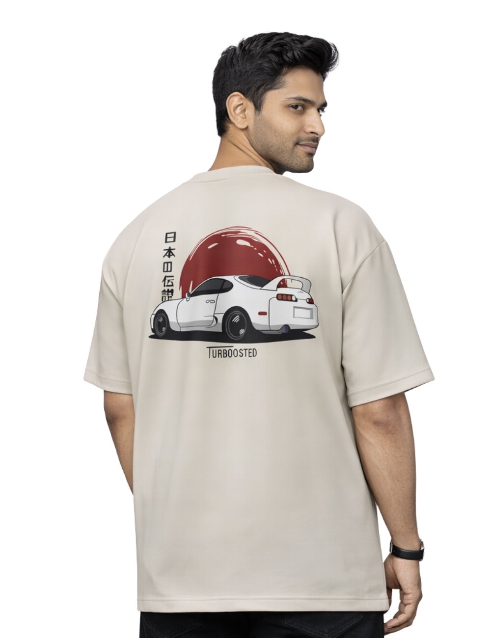 LURI Supima Cotton Unisex Oversized T-Shirt – JDM Turbo Legend