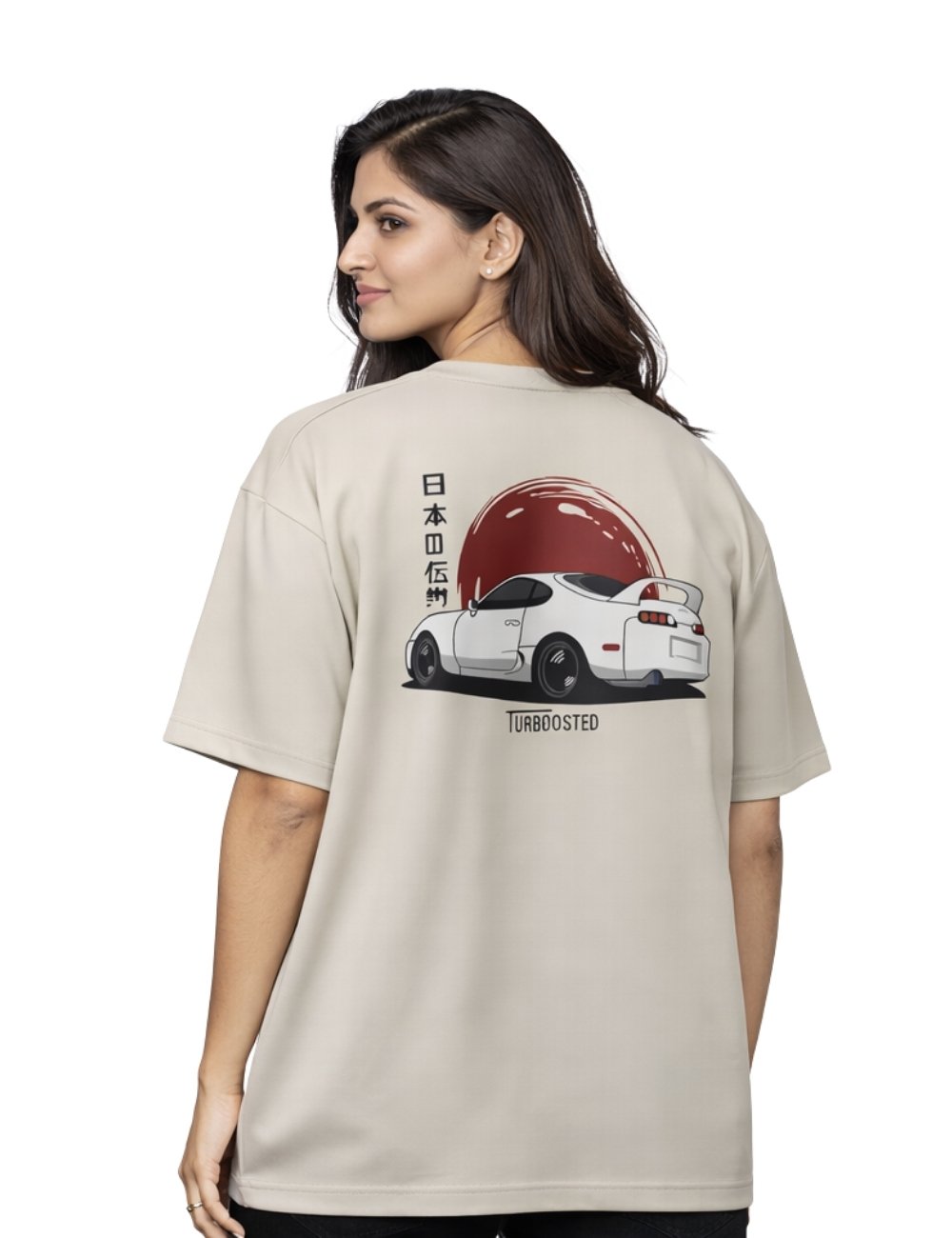 LURI Supima Cotton Unisex Oversized T-Shirt – JDM Turbo Legend