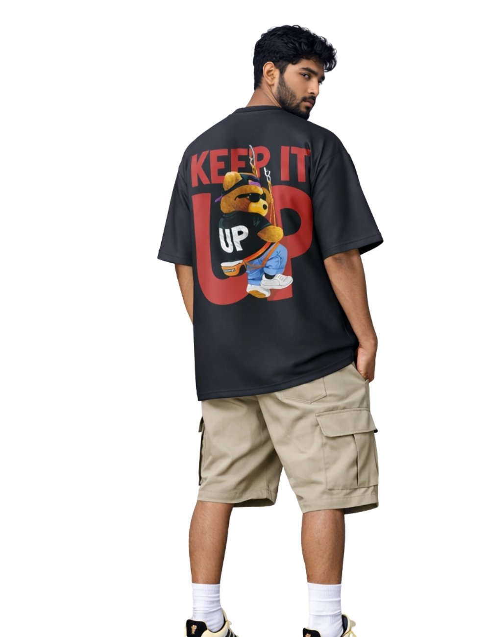 LURI Supima Cotton Unisex Oversized T-Shirt – Keep It Up Edition