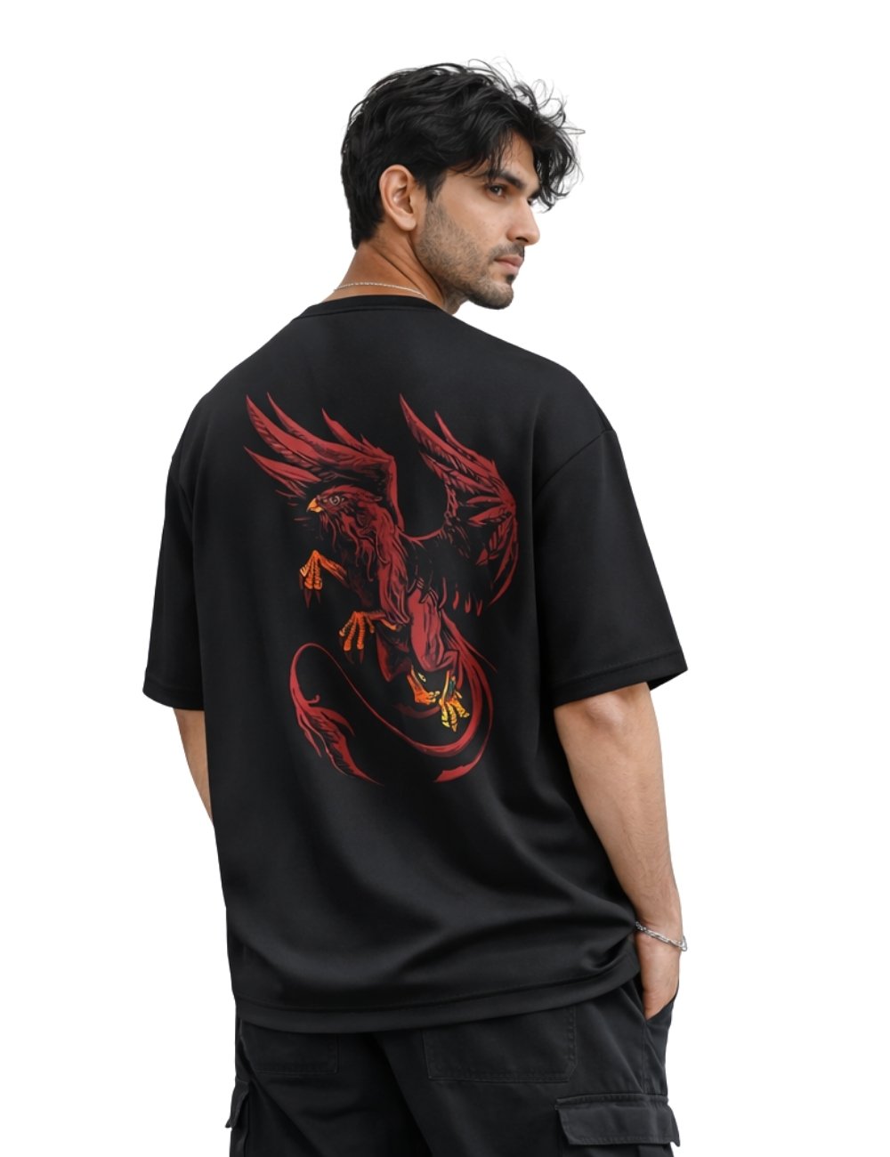 LURI Supima Cotton Unisex Oversized T-Shirt – Griffin Fury Edition