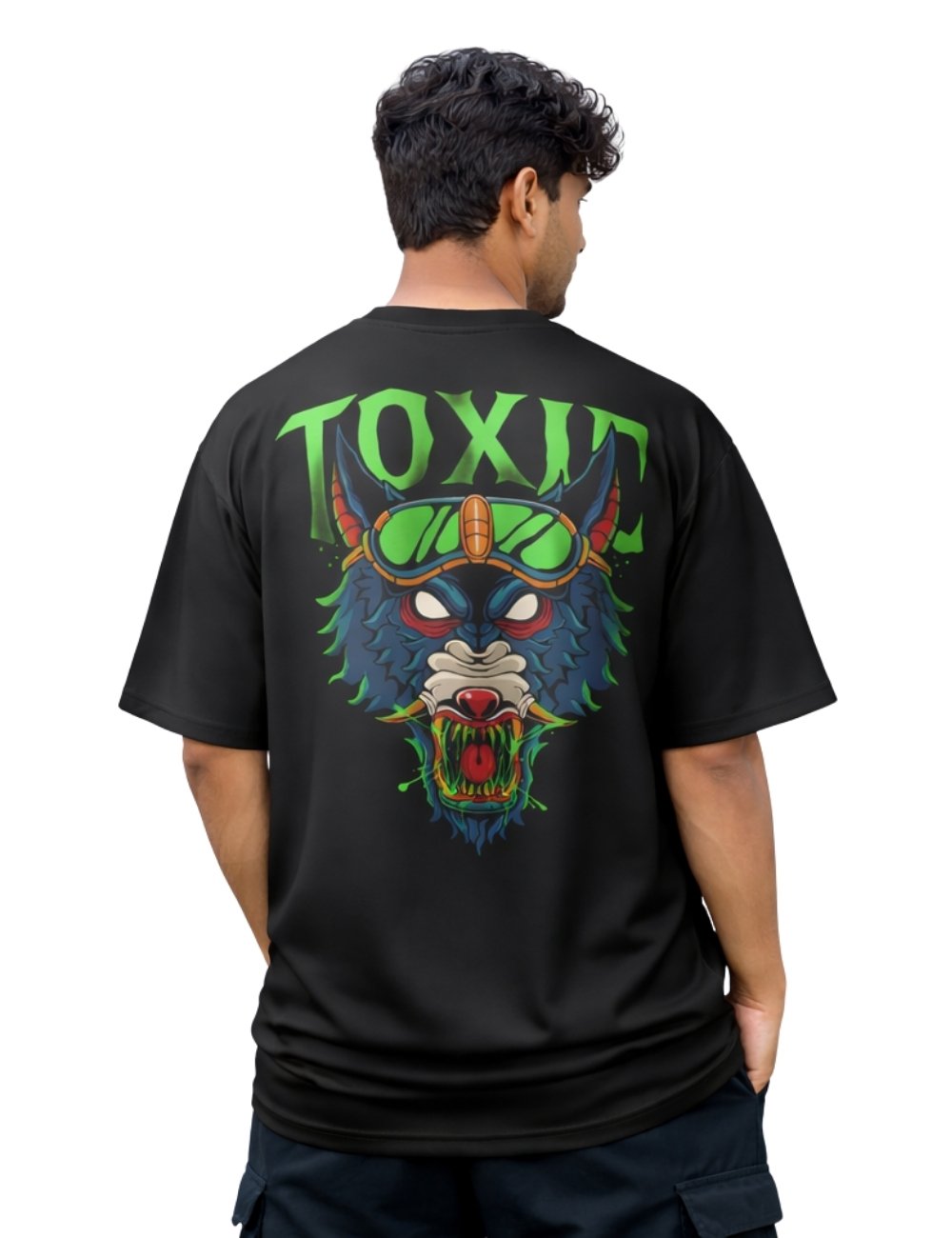 LURI Supima Cotton Unisex Oversized T-Shirt – Toxic Beast Edition
