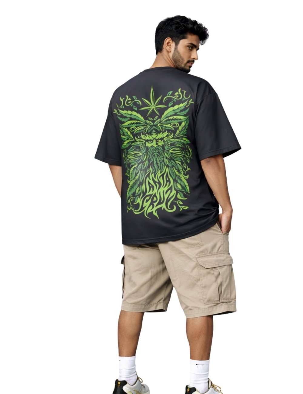 LURI Supima Cotton Unisex Oversized T-Shirt – Greenleaf Tribal Edition