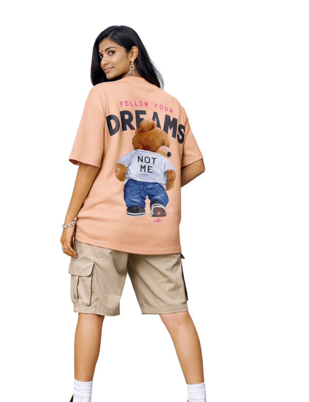 LURI Supima Cotton Unisex Oversized T-Shirt – Follow Your Dearms Edition