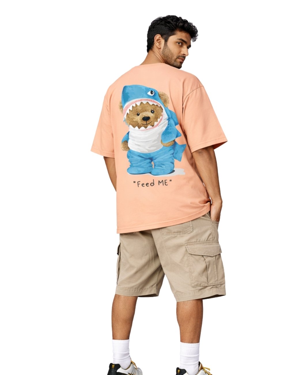 LURI Supima Cotton Unisex Oversized T-Shirt – Feed Me Edition
