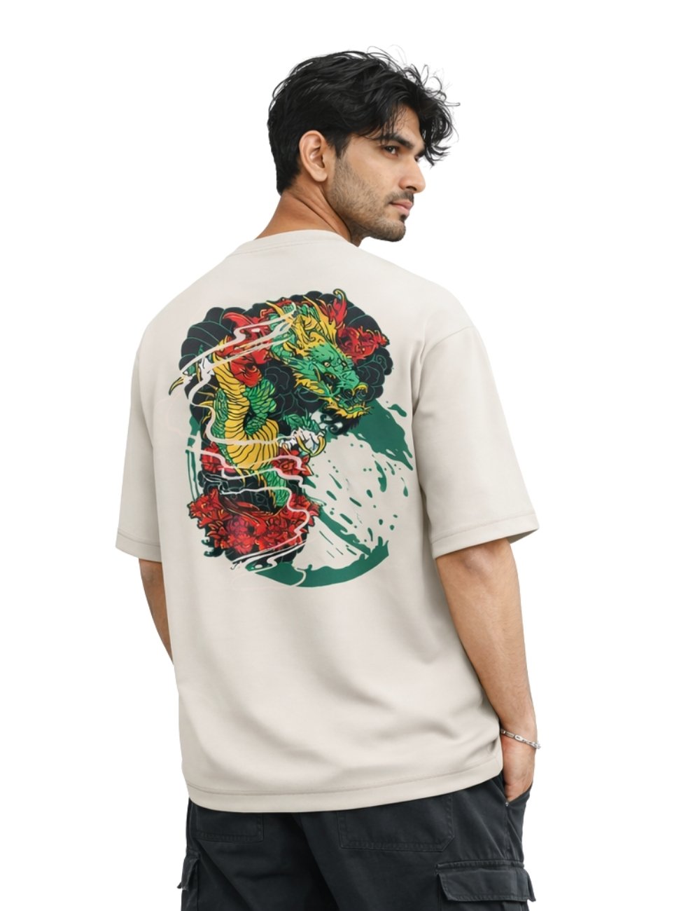 LURI Supima Cotton Unisex Oversized T-Shirt – Demon Slayer Edition