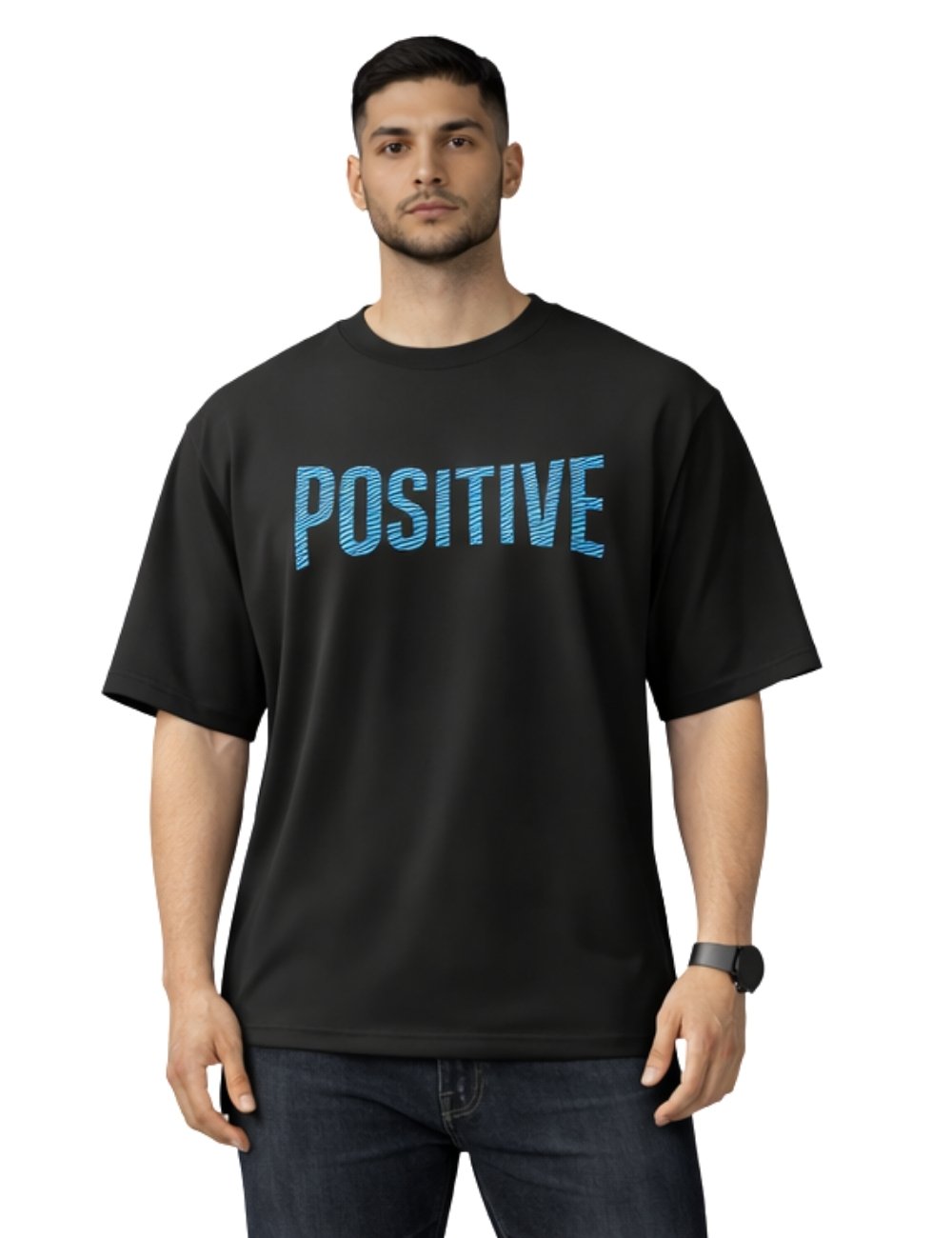 LURI Supima Cotton Unisex Oversized T-Shirt – Positive Edition