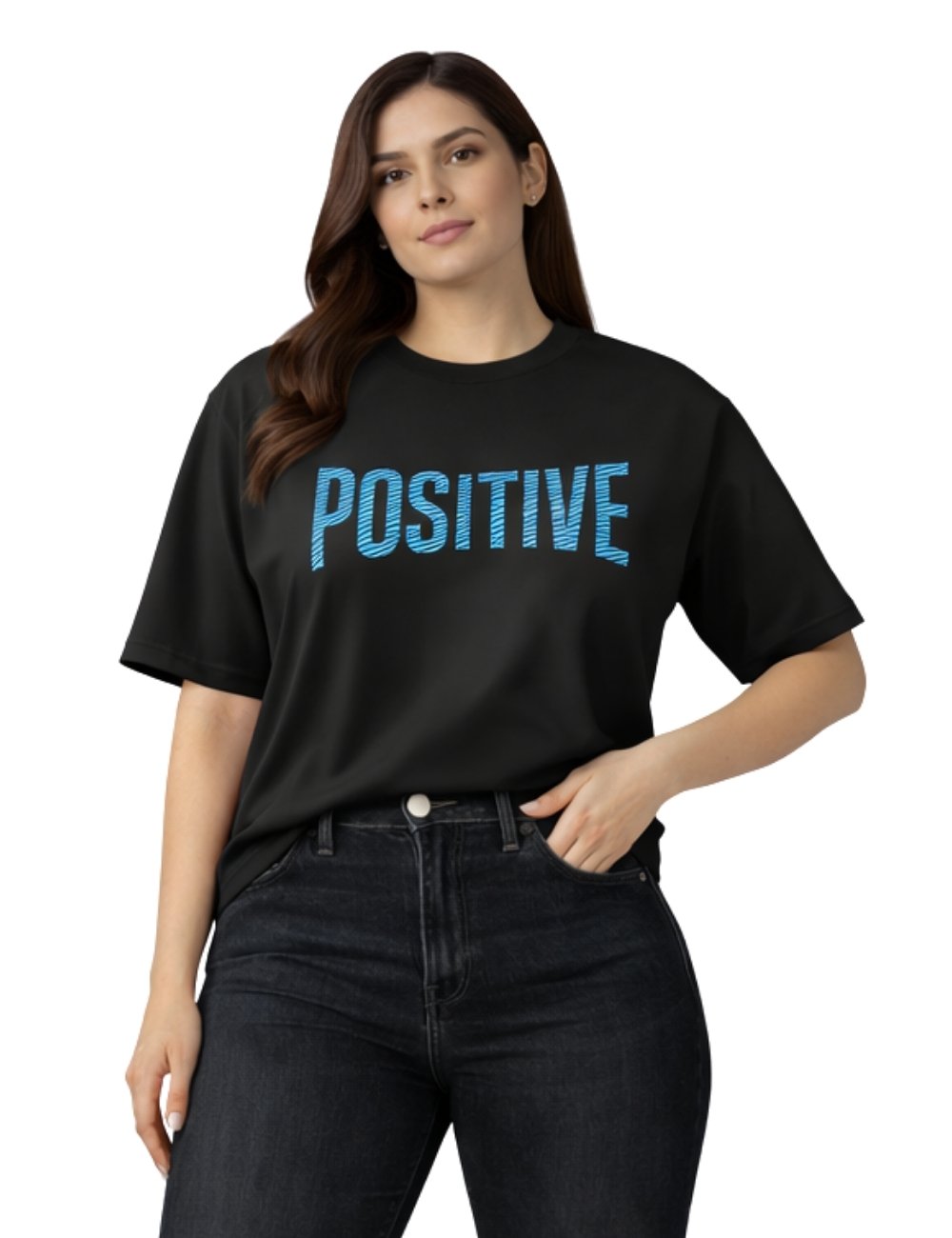LURI Supima Cotton Unisex Oversized T-Shirt – Positive Edition