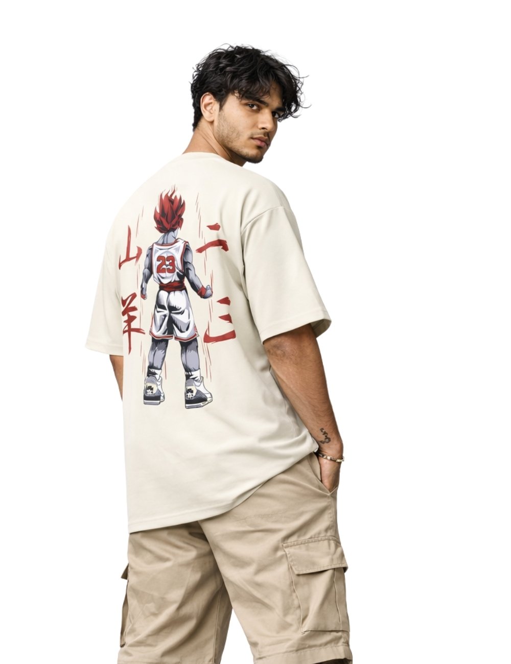 LURI Supima Cotton Unisex Oversized T-Shirt – Anime Hoops 23 Edition
