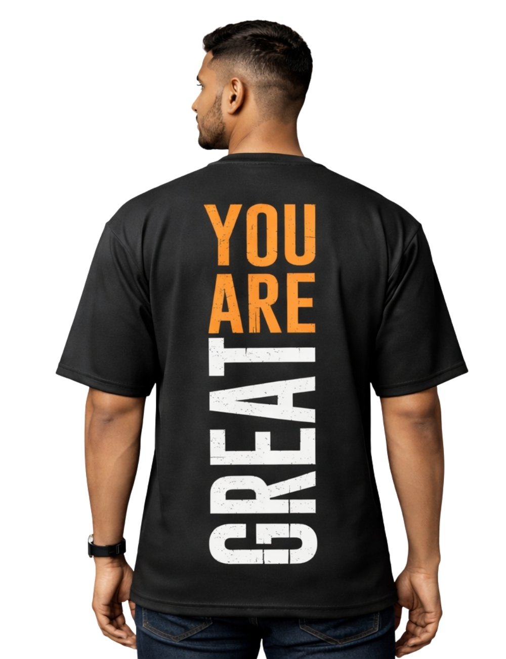 LURI Supima Cotton Unisex Oversized T-Shirt – You Are Great Edition